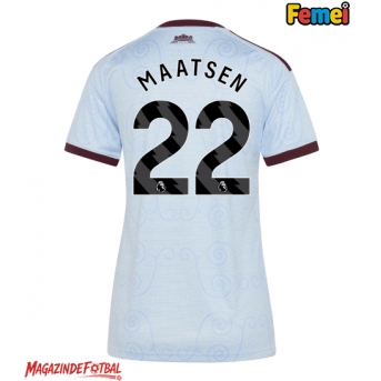 Aston Villa Ian Maatsen #22 Tricou Fotbal Replică 2026-27 Femei Treilea